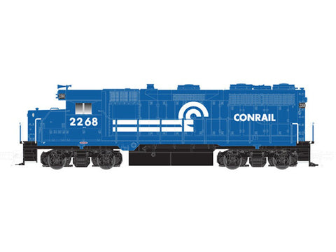 N EMD GP35 Phase Ib w/Dynamic Brakes - Standard DC - Master(R) -- Conrail #2321 (blue, white)