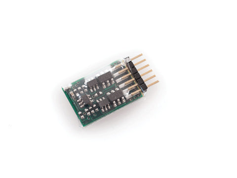 N DCC Mobile Decoder - MC1 Series DCC Only -- N&Z; 2-Function, 6-Pin, 13 x 9 x 3mm
