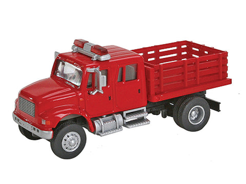 HO International 4900 Fire Department Utility Truck - Assembled -- Red