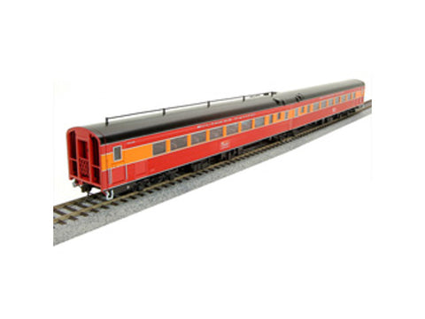HO SP Coast Daylight Train #99 Articulated Chair Car -- Southern Pacific #W2458/M2457