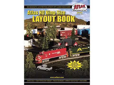 HO Book -- Atlas HO King-Size Layout Book (Intermediated to Advanced Skill Levels)