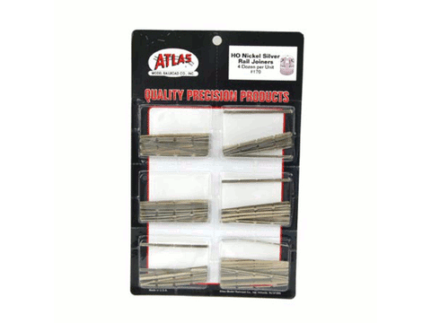 HO Universal Rail Joiners -- Nickel-Silver (for Code 100 or Code 83 Rail)