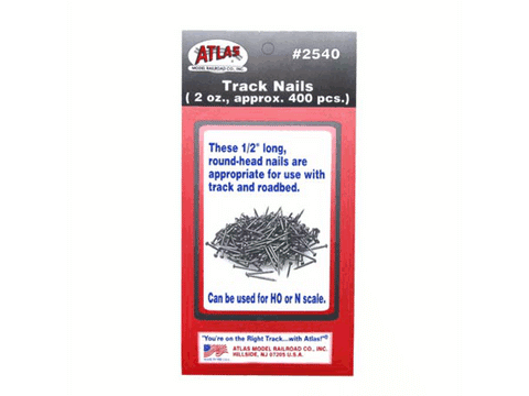 A Track Nails -- Number 19, 1/2" Long, 2oz