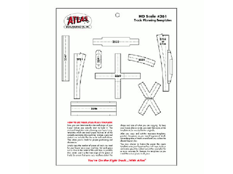 HO Track Planning Template Set