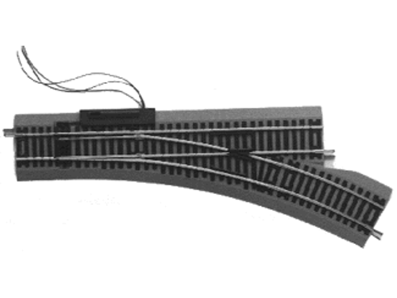 150-478 HO True-Track(R) Code 83 Track & Roadbed System -- Manual Snap-Switch - Left Hand
