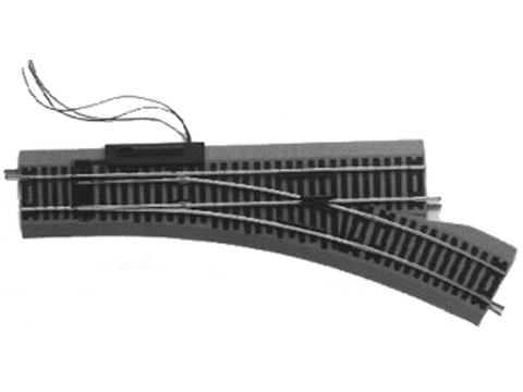 HO True-Track(R) Code 83 Track & Roadbed System -- Manual Snap-Switch - Left Hand