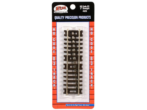 HO Code 83 Snap Track - Straight Sections -- 2" 5.1cm pkg(4)