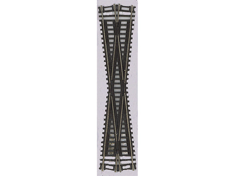 HO Code 83 Crossing - Nickel Silver w/Brown Ties -- 12-1/2 Degrees
