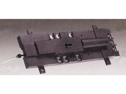 HO Track Accessories for HO/N Scale Switches -- Deluxe Under Table Switch Machine (black)
