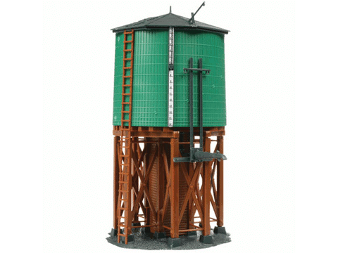 HO Water Tower - Kit -- 3-1/8 x 3-1/4" 7.8 x 8.2cm