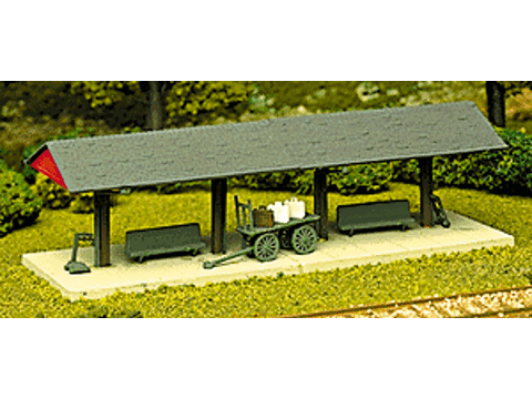 HO Station Platform - Kit -- 2-1/8 x 6-1/2" 5.4 x 16.3cm
