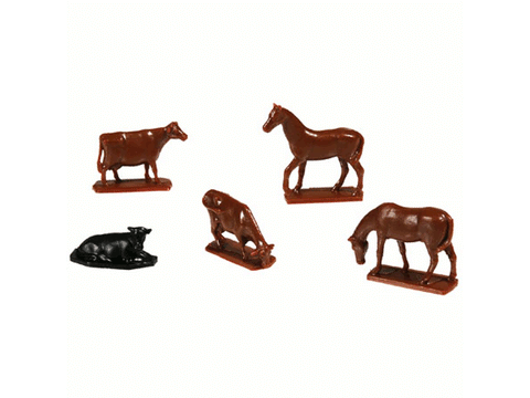 HO Animals -- Cows & Horses