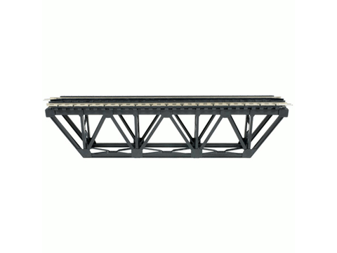 HO 65' Deck Truss Bridge - Kit -- Nickel Silver Rail 9" 23cm