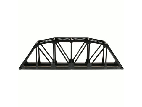 HO 18" Through Truss Bridge Kit w/Code 100 Track -- Black