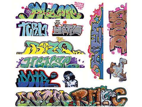 HO Graffiti Decals Mega Set -- #10