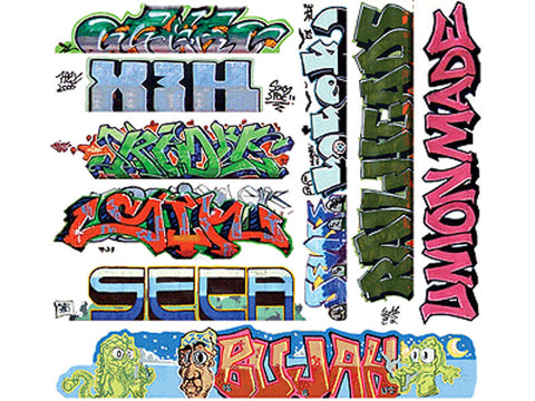 HO Graffiti Decals Mega Set -- #11
