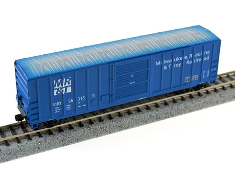 N FMC 5347 Cubic Foot Single-Door Boxcar - Ready to Run -- Milwaukee, Racine & Troy #1 (Model Railroader Magazine Layout)