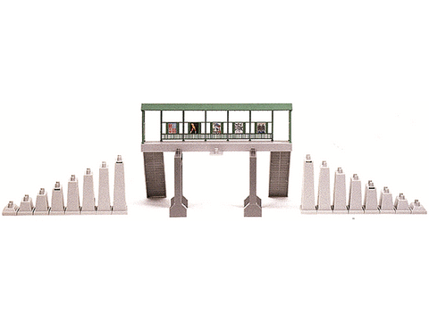 HO Elevated Commuter Passenger Station - Snap-Loc(R) -- Kit