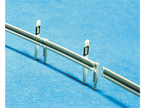 HO Crash Barriers -- 1m Length, 60 Posts