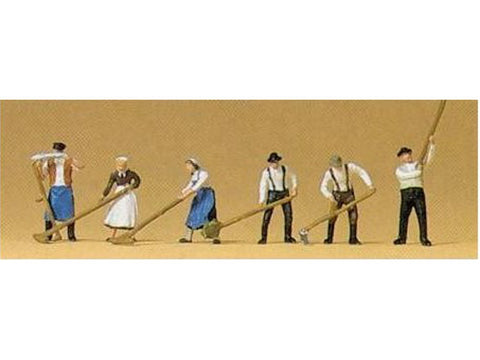 N People Working -- Hay Harvest