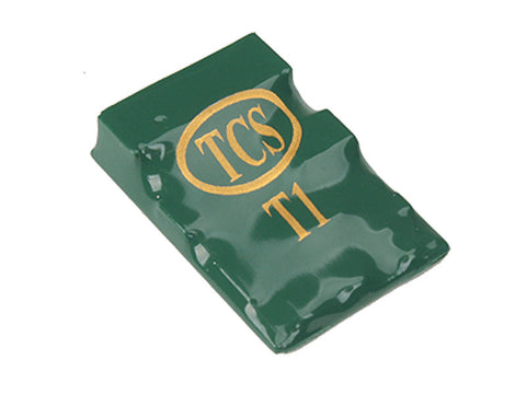 HO T1A 2-Function DCC Decoder - Control Only -- No Harness, Use 9-Pin JST Male (Not Included) .661 x .969 x .217"