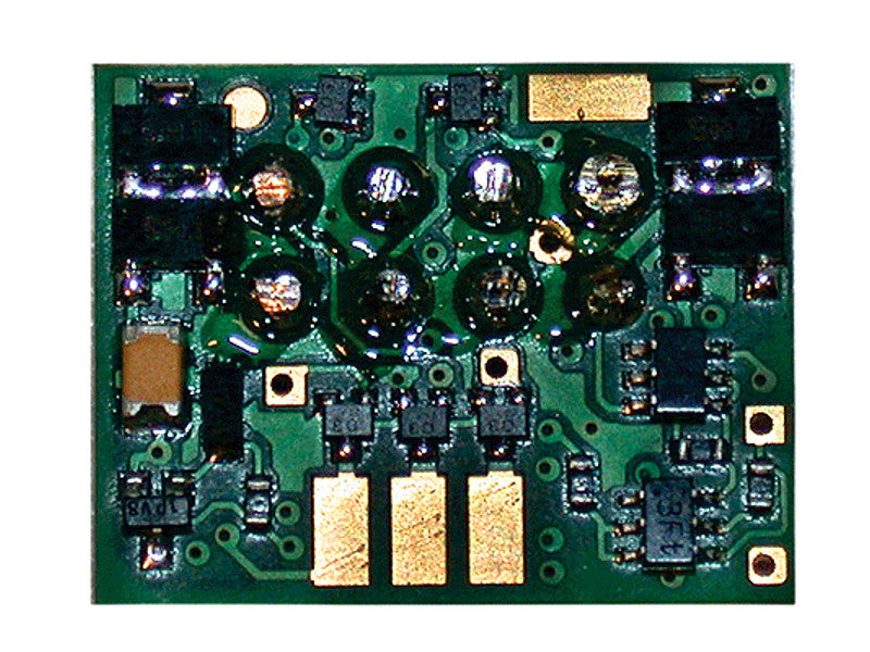 745-1335 HO DP5 5-Function DCC Decoder w/Direct 8-Pin NMRA Plug On Board - Control Only -- Direct Board Mounted Plug .511 x .632 x .114" or 12.98 x 16.05 x 2.9mm