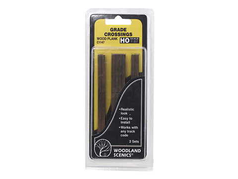 HO Wood Grade Crossings -- pkg(2)