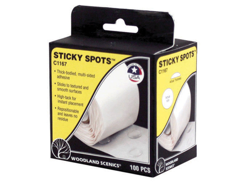 785-1167 A Sticky Spots(TM) Adhesive Patches -- pkg(100)