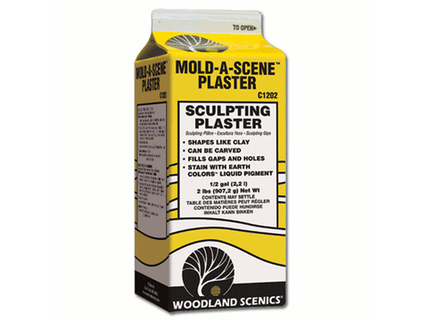 A Mold-A-Scene Plaster(TM) -- 1/2gal 1.89l - Dry