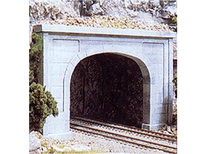 785-1256 HO Tunnel Portal (Hydrocal Plaster Casting) -- Concrete - Double Track