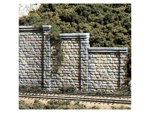 A Cut Stone Retaining Wall -- pkg(3)