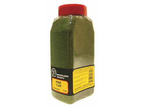 Any scale  Fine Turf Shaker, Green Grass/50 cu. in.