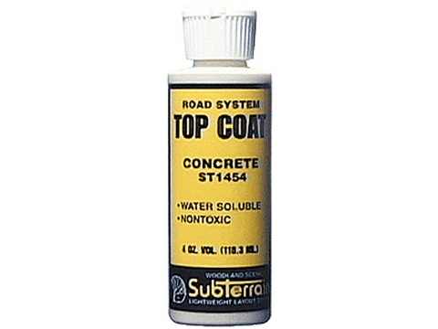A SubTerrain System Foam Accessories - Road System -- Top Coat(TM) - Concrete, 4 Ounces