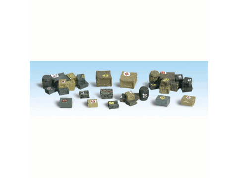 HO Scenic Accents(R) Details -- Assorted Crates (9 groupings)