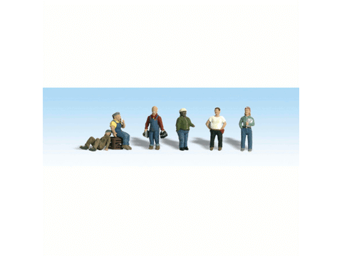 HO Scenic Accents(R) Figures -- Factory Workers pkg(6)