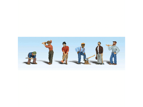 HO Lumberjacks - Scenic Accents(R) -- pkg(6)