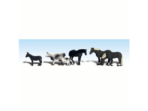 HO Scenic Accents(R) Animal Figures -- Farm Animals
