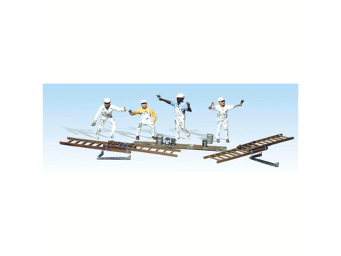 HO Painters & Accessories - Scenic Accents(R) -- pkg(6)