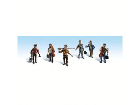 HO Miners - Scenic Accents(R) -- pkg(6)