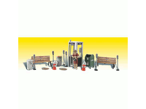 HO Street Accessories - Scenic Accents