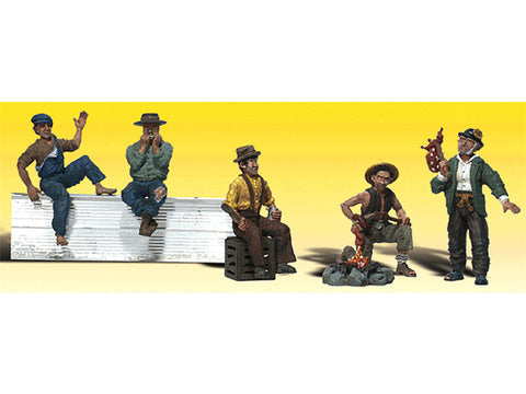 N Scenic Accents(R) Figures -- Hobos pkg(5)