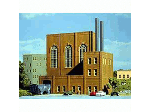 HO Modular Building Systems Complete Kits -- The Powerhouse 11-1/4 x 5-3/4" 30 x 14.9cm
