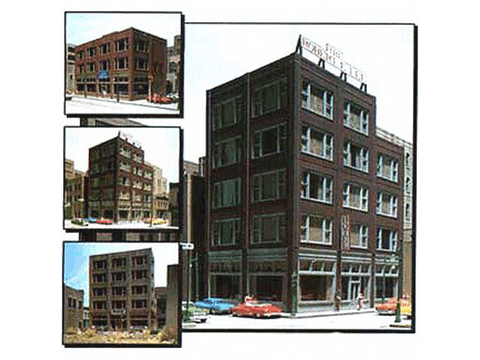 HO Modular Building System(TM) Designer Bulk Pack -- 20th Century Storefront Building - Kit
