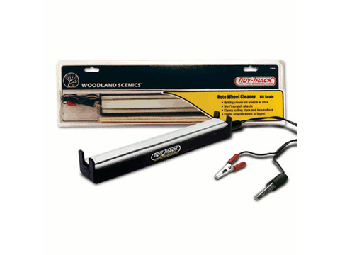HO Roto Wheel Cleaner(TM) - Tidy Track(TM) -- With Replacement Pads