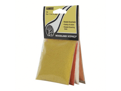 A Flowers-Turf Material -- 4 Colors: Red, White, Yellow, Pink