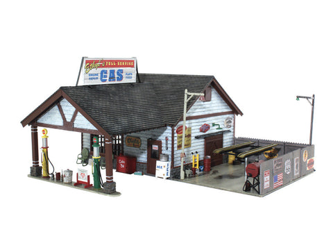 N Ethyl's Gas & Service - Built-&-Ready Landmark Structures(R) -- Assembled
