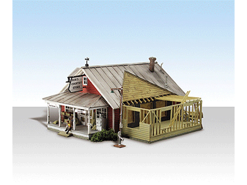 785-5031 HO Country Store Expansion - Built-&-Ready Landmark Structures(R) -- Assembled - 6-7/16 x 5-1/2" 16.4 x 14cm