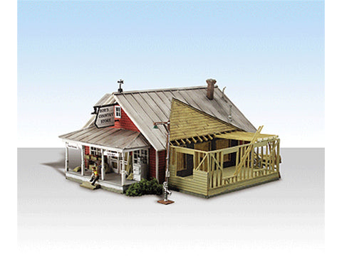 HO Country Store Expansion - Built-&-Ready Landmark Structures(R) -- Assembled - 6-7/16 x 5-1/2" 16.4 x 14cm