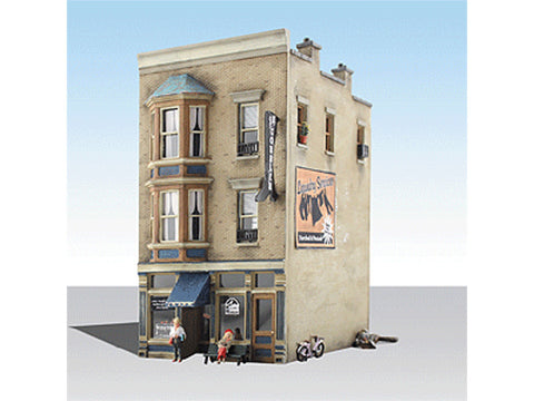 HO J.W. Cobbler - Built-&-Ready Landmark Structures(R) -- Assembled - 2-31/32 x 4-5/16" 7.5 x 11cm