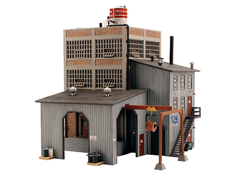 HO Meg A. Watts Transformers - Built-&-Ready Landmark Structures(R) -- Assembled - 8-7/16 x 6-27/32" 21.4 x 17.4cm